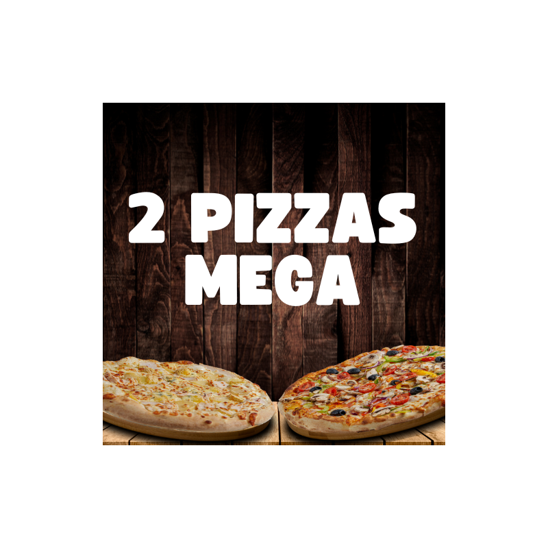 2 Pizzas MEGA