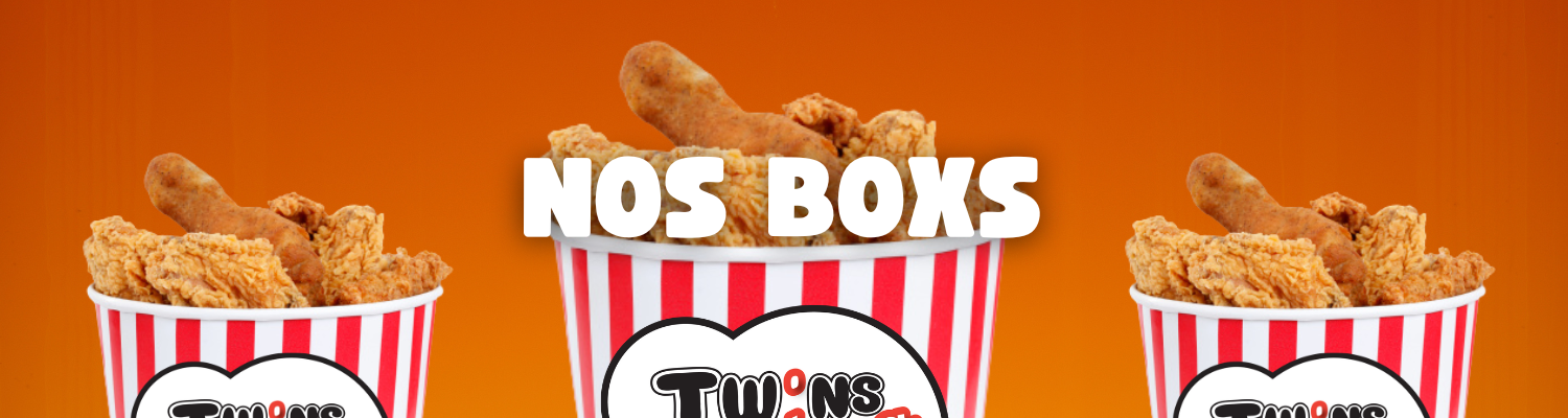 Twins Pizza - Nos Bowls & Boxs : les Chicken Mix Boxs